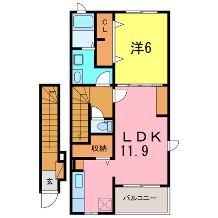 ソレイユ　旬の物件間取画像